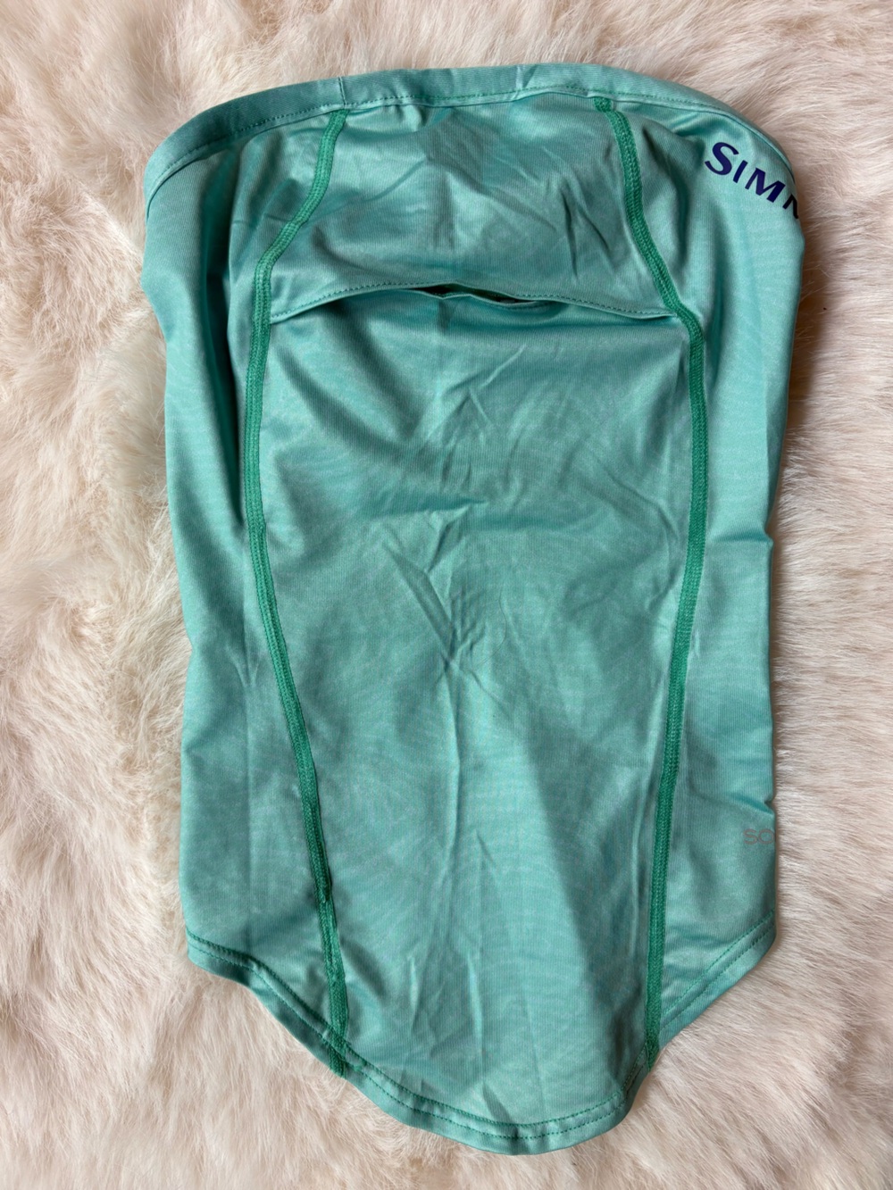 Simms Women's Mint Green Neck Gaiter Face Mask